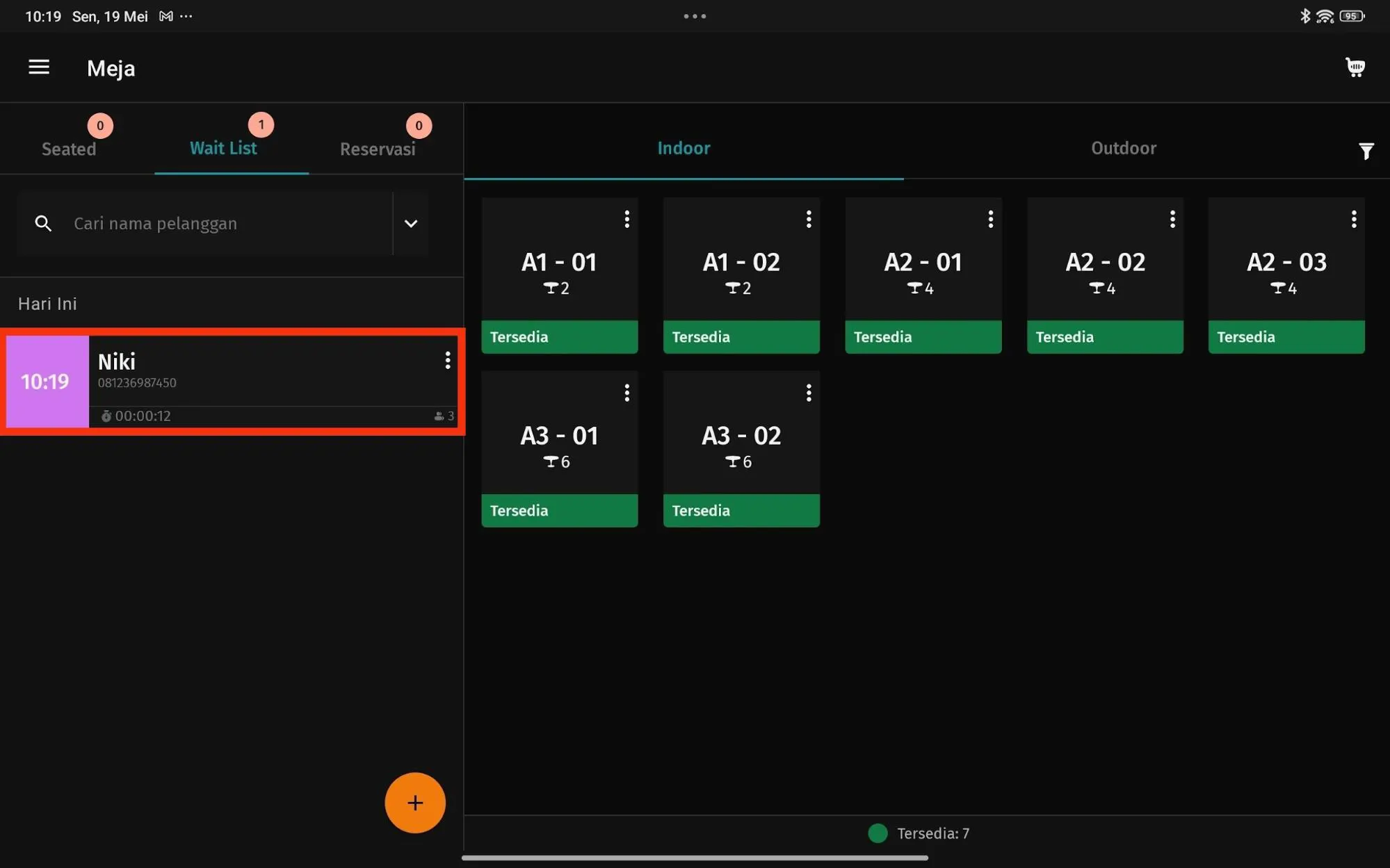 5 Membuat Daftar Tunggu (Wait List) pada Accurate POS